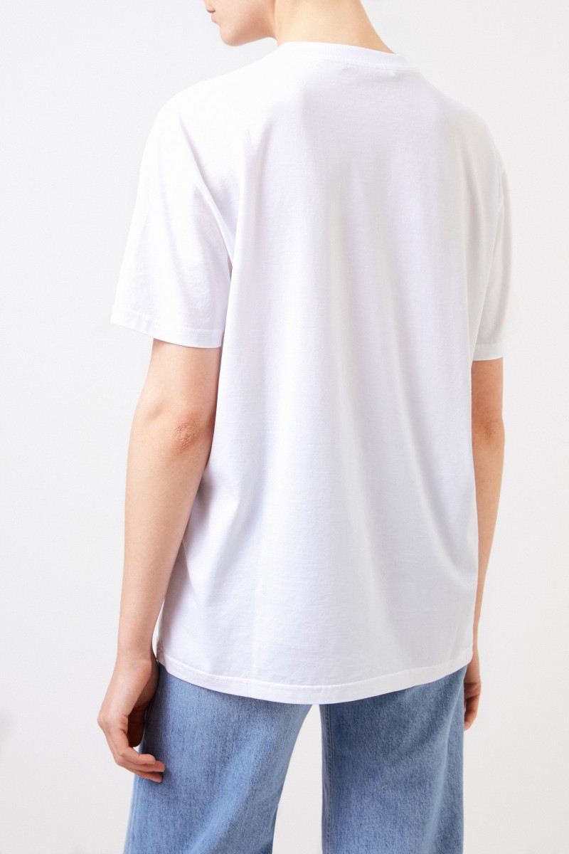 Givenchy T-Shirt mit Logo Weiß