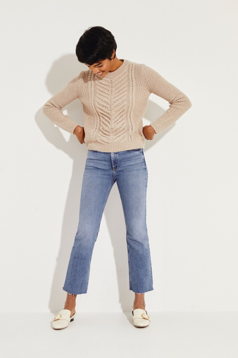 Cashmere-Pullover 'Beverly' Puder