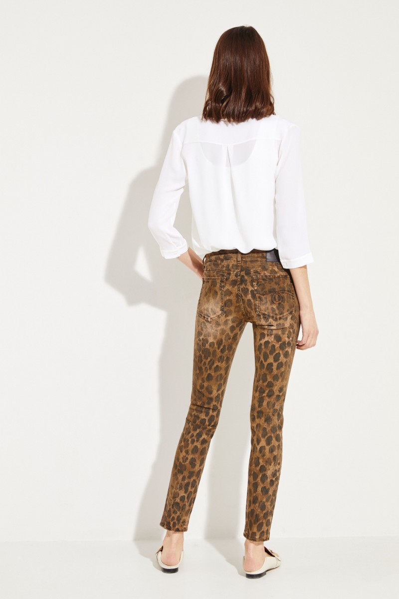Skinny Jeans 'Kate' Leopard