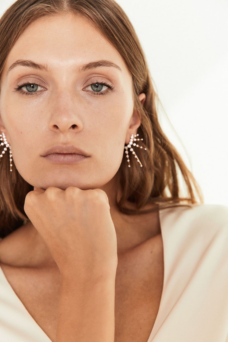 Ohrstecker 'Radiant Earrings' mit Diamanten Gelbgold