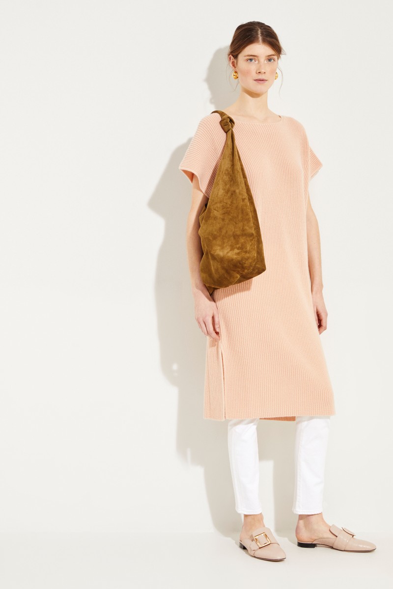 Cashmere-Kleid 'Montevideo' Rosé