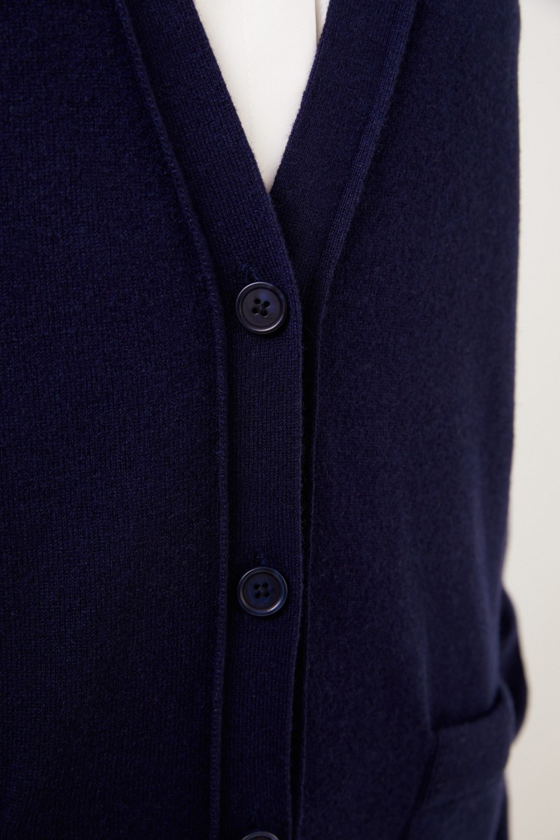 Chloé Cashmere Cardigan Marineblau