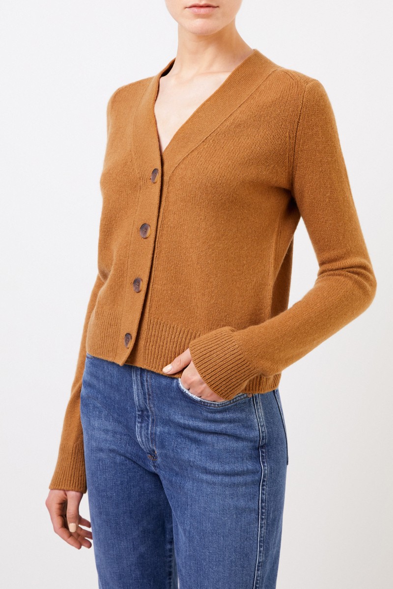 Vince Cashmere Cardigan Braun