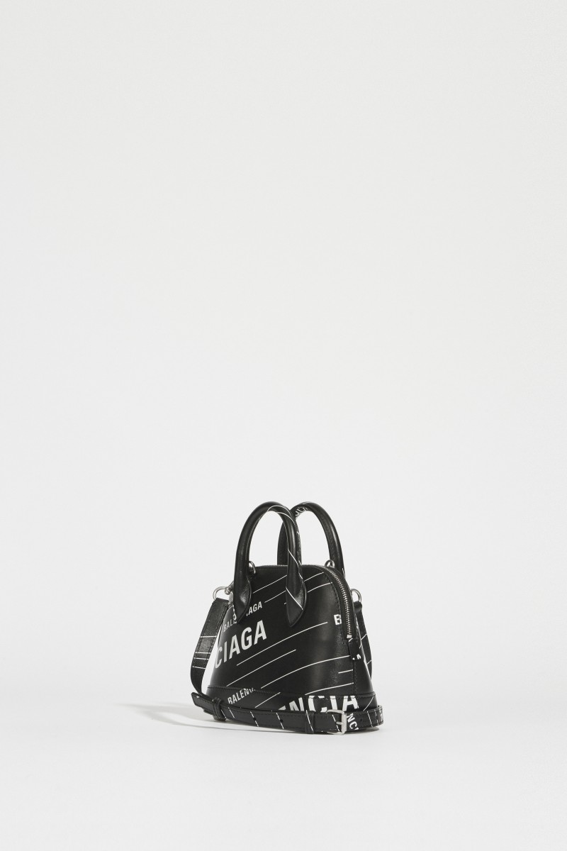 Tasche 'Ville XS' Schwarz/Weiß