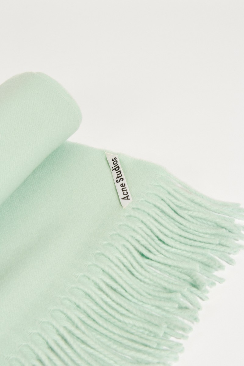 Acne Studios Klassischer Wollschal 'Canada New' Mint