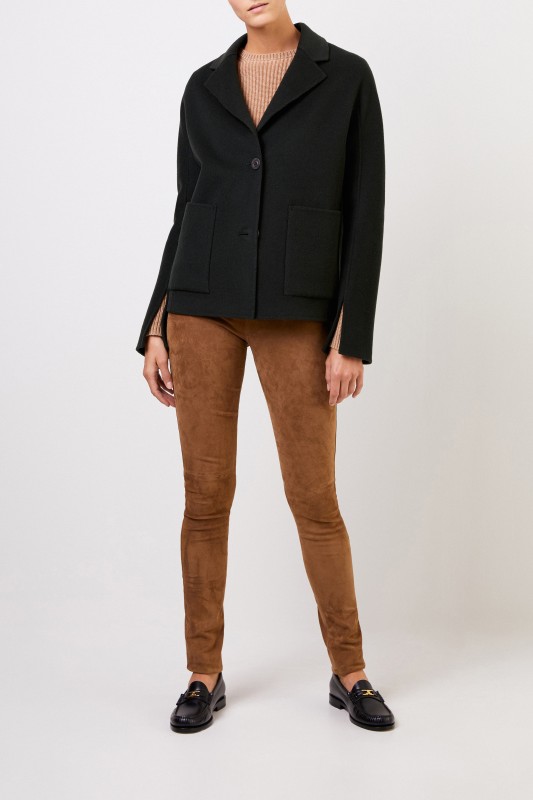 Iris von Arnim Cashmere Doubleface-Jacke 'Bakana' Grün
