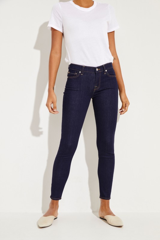 Skinny Jeans 'The Skinny Crop' Blau