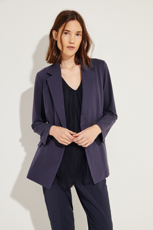 Klassischer Blazer Marineblau