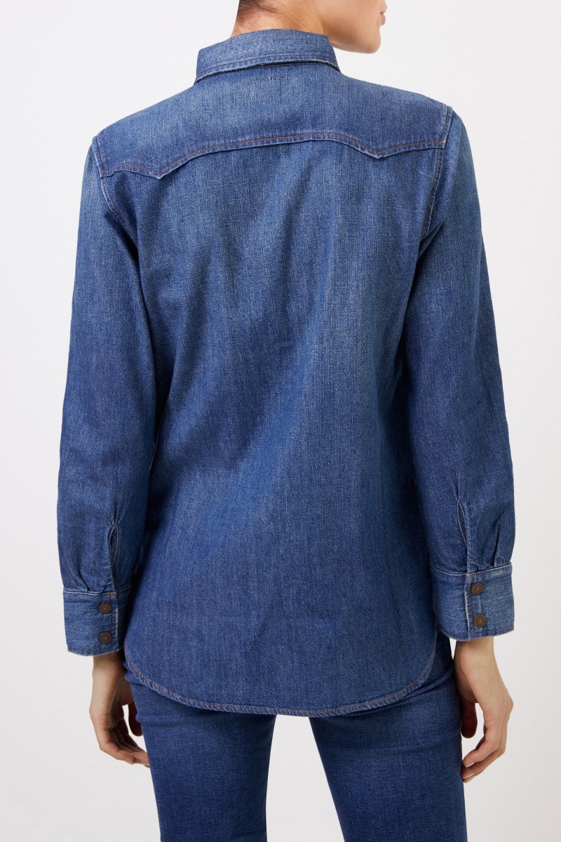 Citizens of Humanity Jeanshemd 'Viola' Blau