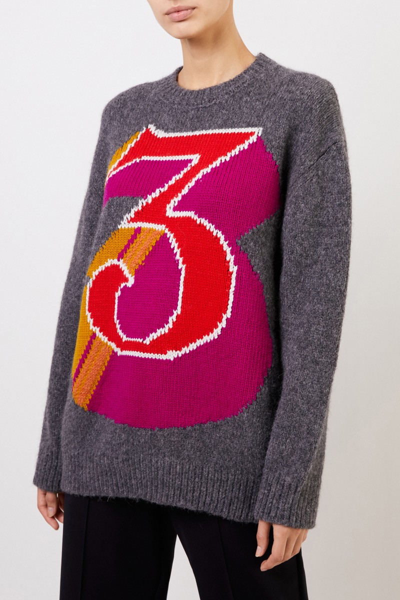 Stella McCartney Oversize Wollpullover Multi