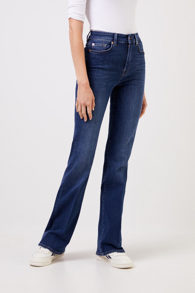 7 for all mankind Bootcut-Jeans 'Lisha' Blau