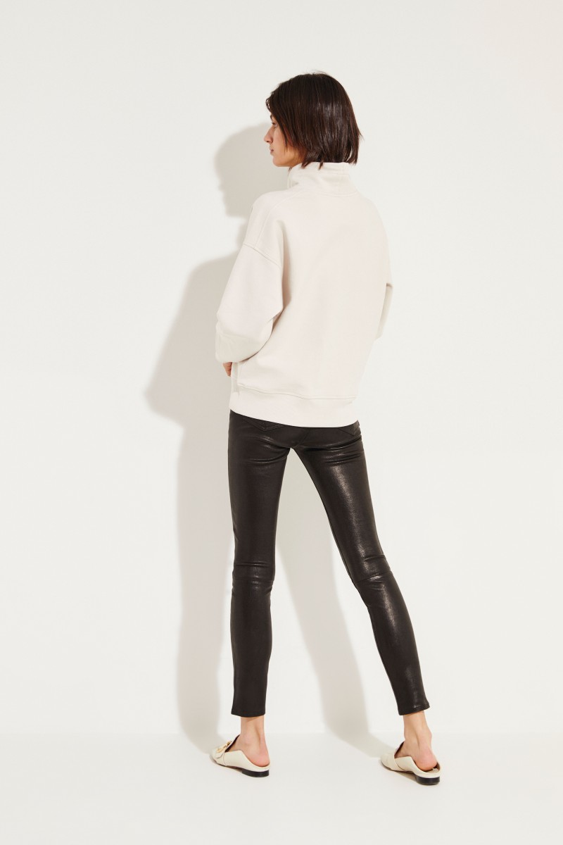 Baumwoll-Sweatshirt Beige
