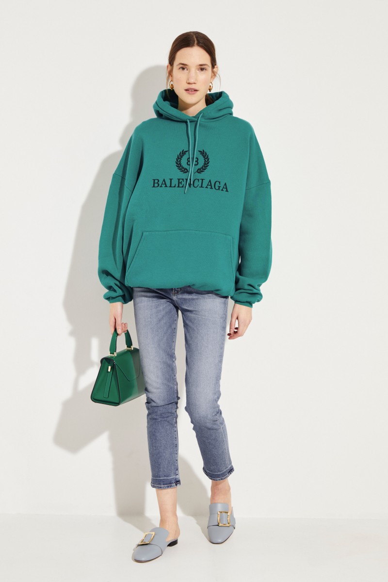 Sweatshirt mit Kapuze Grün