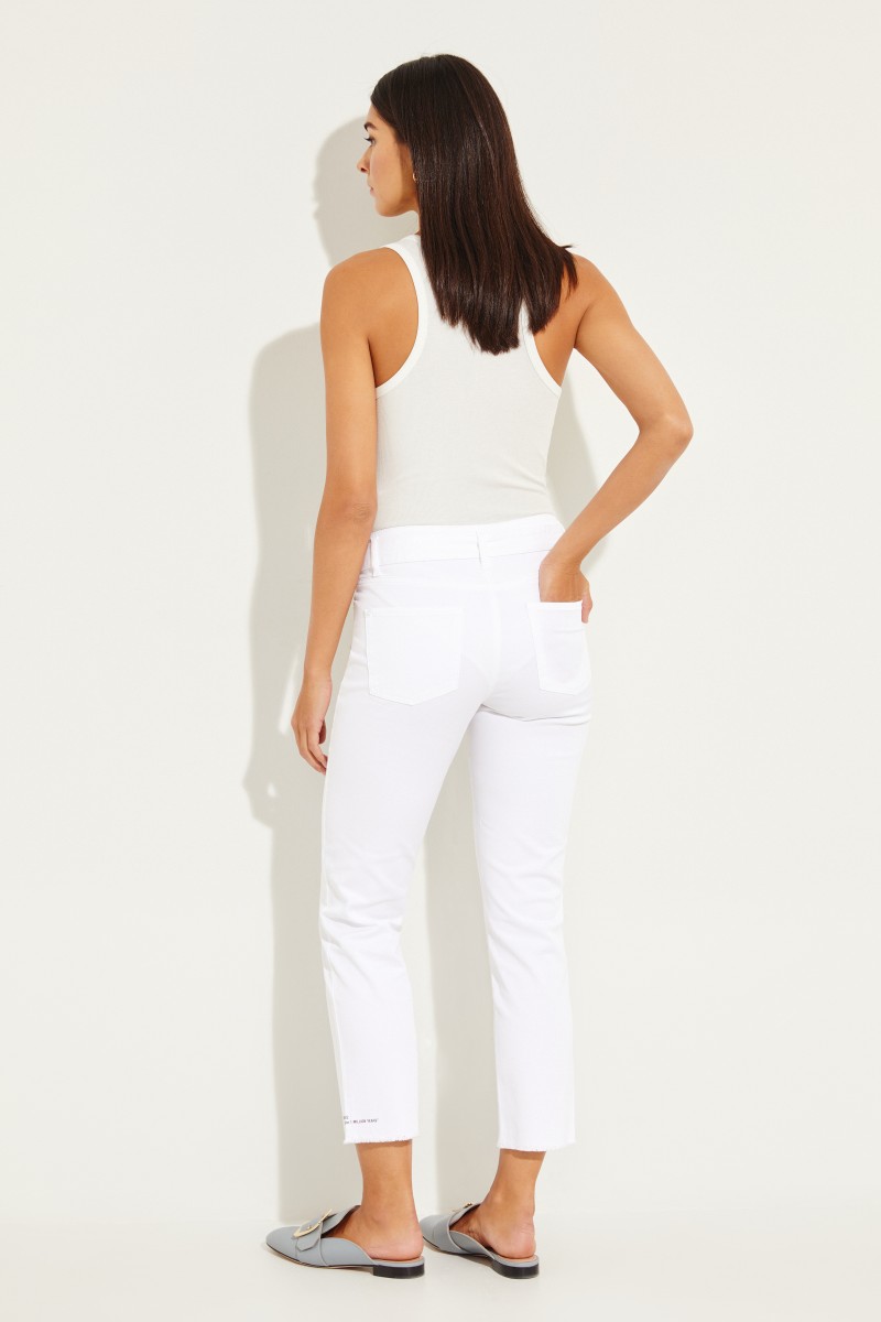 Jeans 'Scout Cropped' Weiß