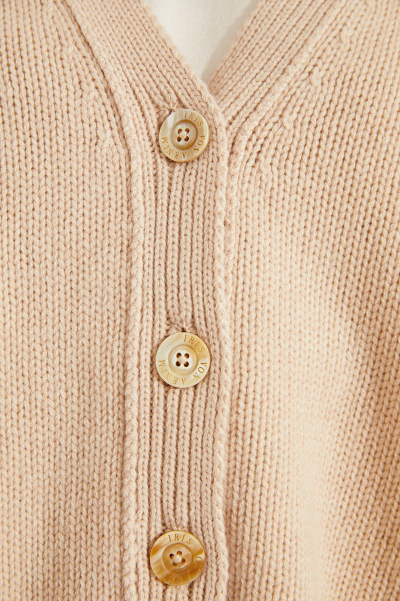 Cashmere-Cardigan 'Celeste' Beige