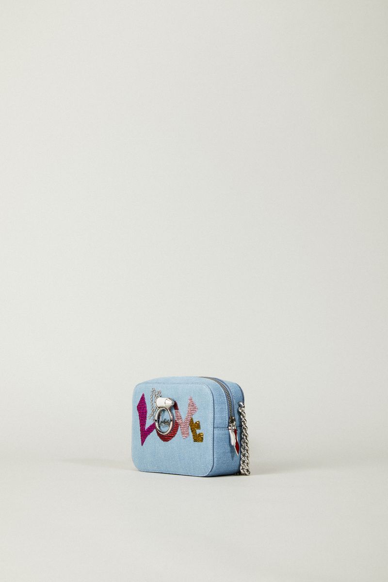 Umhängetasche 'Rubylou Mini Love' Denim