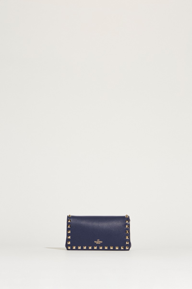 Umhängetasche 'Rockstuds Wallet' Blau