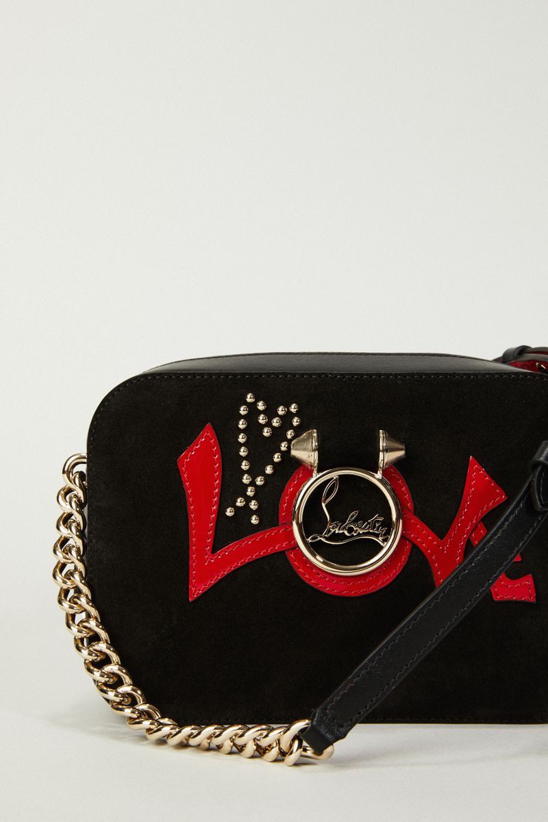 Umhängetasche 'Rubylou Mini Love' Schwarz
