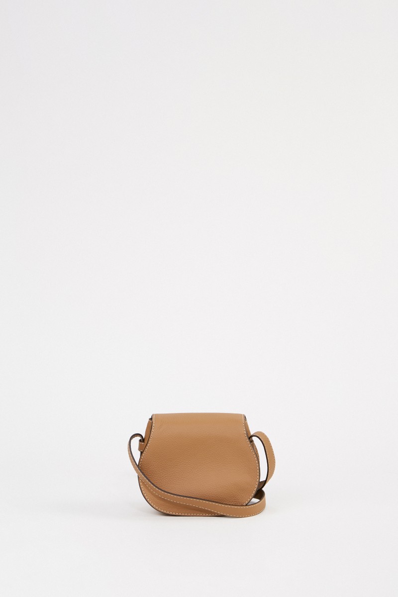 Chloé Umhängetasche 'Marcie Saddle Small' Nut