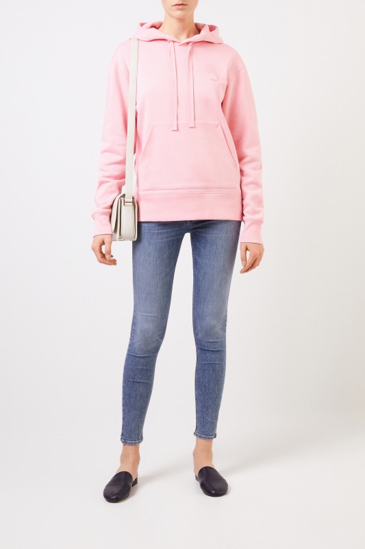 Hoodie mit Kapuze 'Ferris Face' Blush Pink