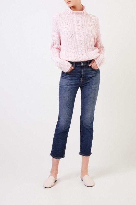 Rag&Bone Jeans 'Nina Highrise Ankle' Blau