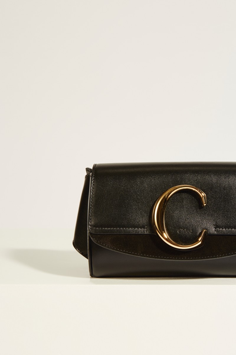 Gürteltasche 'Chloé C' Schwarz