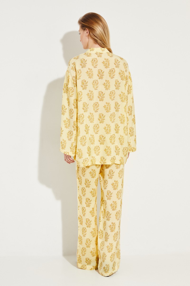 Blazer 'Sumi' mit floralem Print Gelb/Multi