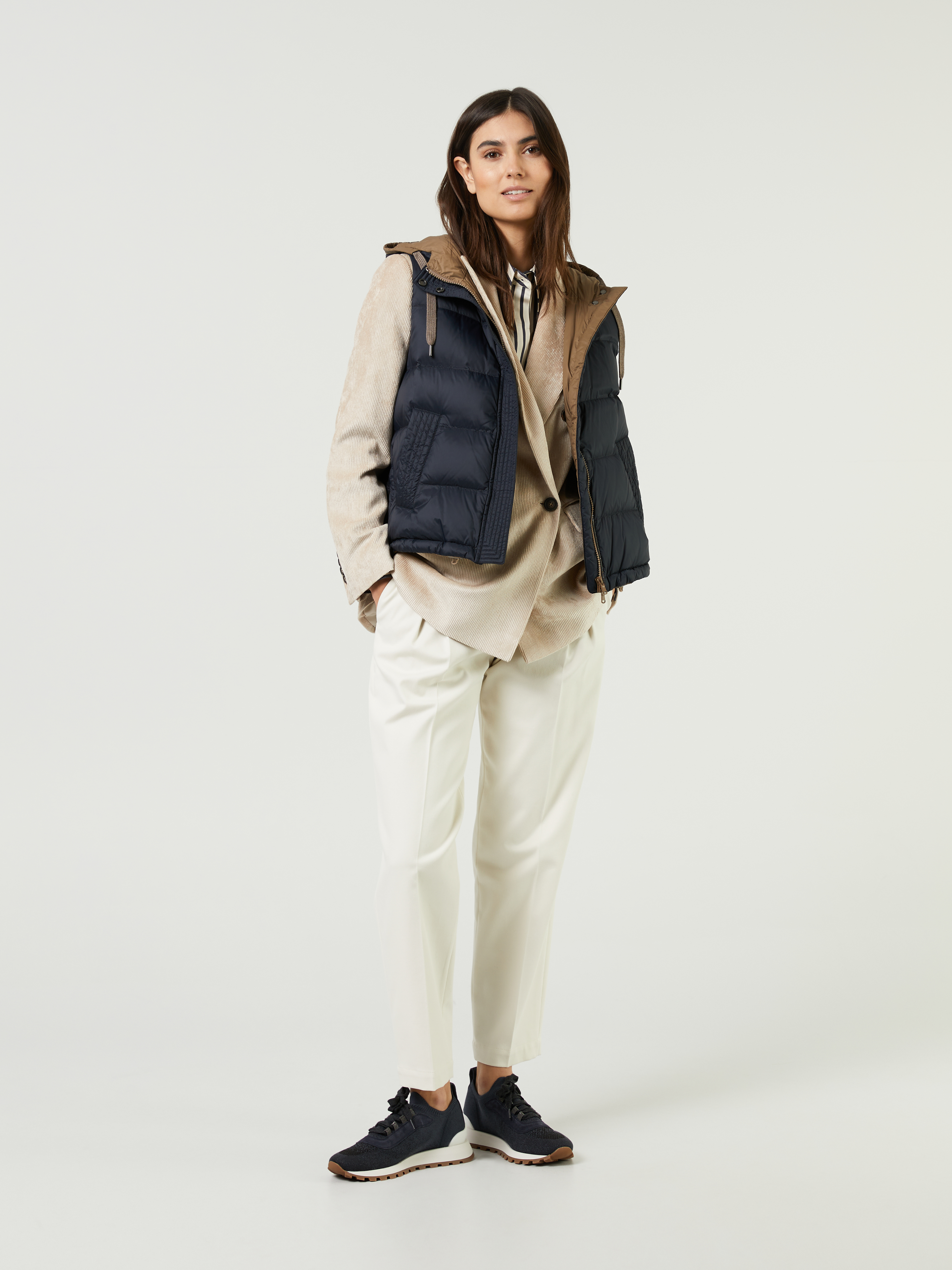 down vest navy
