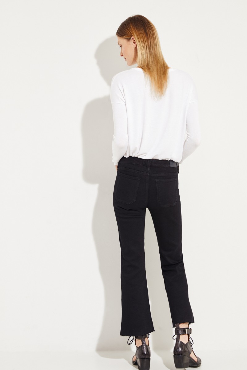 Bootcut Jeans 'Loun' Schwarz