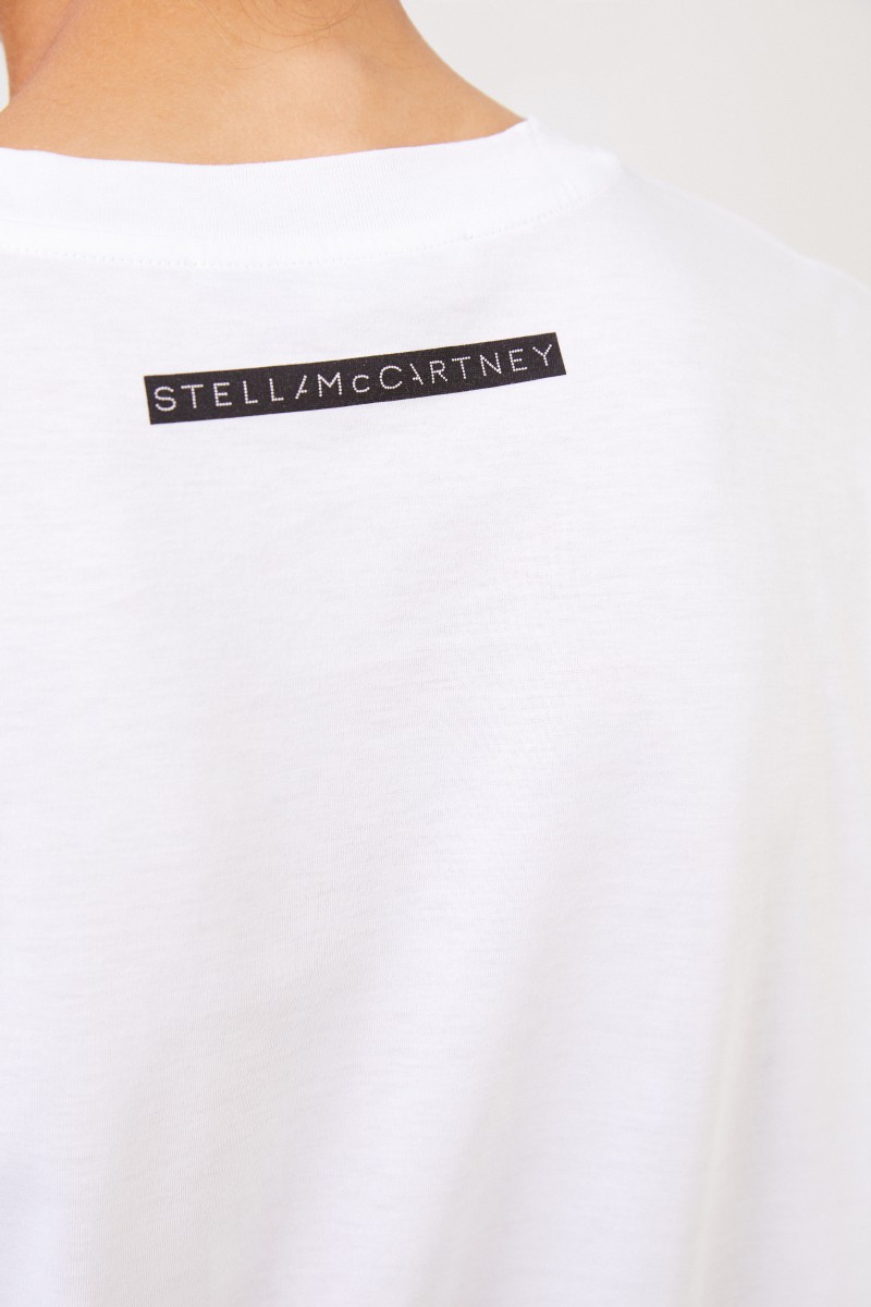 Stella McCartney T-Shirt mit Aufdruck Weiß