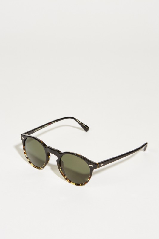 Oliver Peoples Sonnenbrille 'Gregory Peck' mit Muster Schwarz