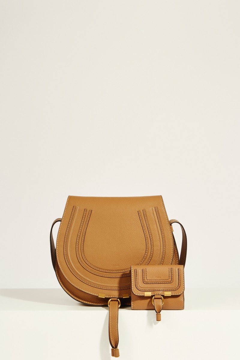 Leder-Portemonnaie 'Marcie' Nut