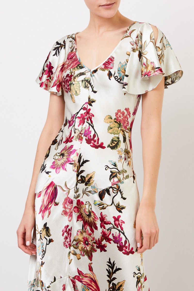 Etro Langes Kleid mit Print Multi