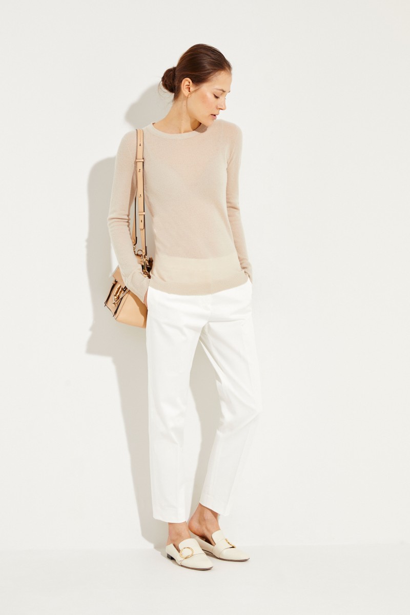 Cashmere-Pullover Beige