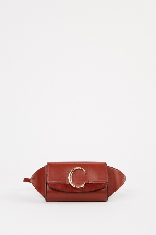 Chloé Gürteltasche 'C' Sepia Brown