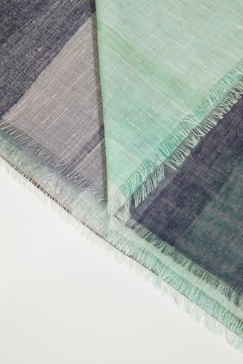 Tuch 'Henni' Blau/Grün