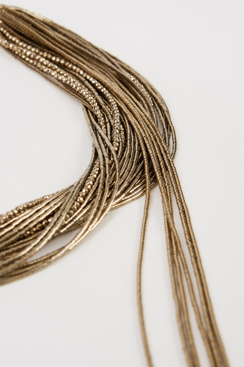 Brunello Cucinelli Kette mit Details Gold