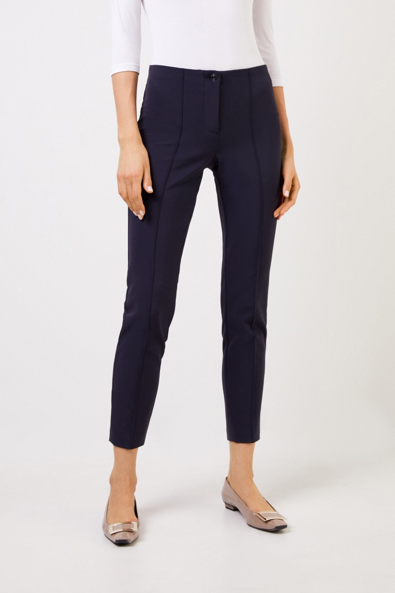 Cambio Klassische Hose 'Ros' Marineblau