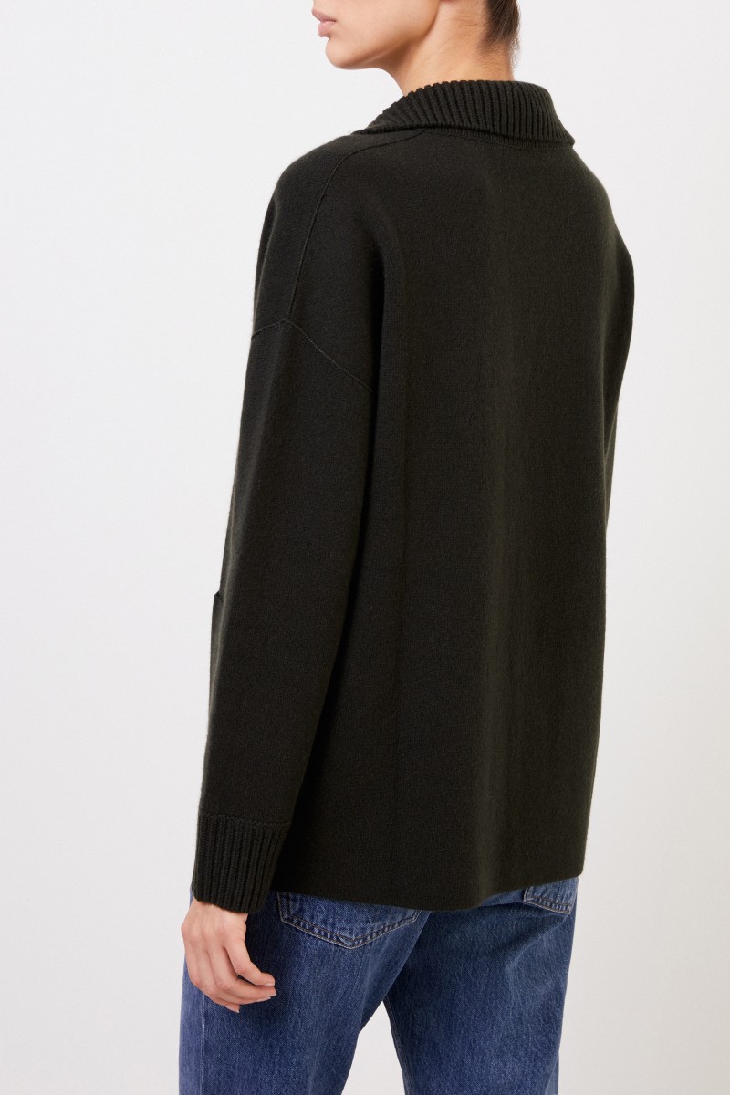 Iris von Arnim Cashmere Doubleface-Cardigan 'Pistacia' Grün