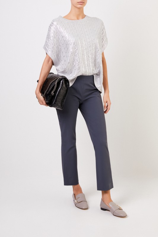 Seductive Elastische Hose 'Cindy' Grau