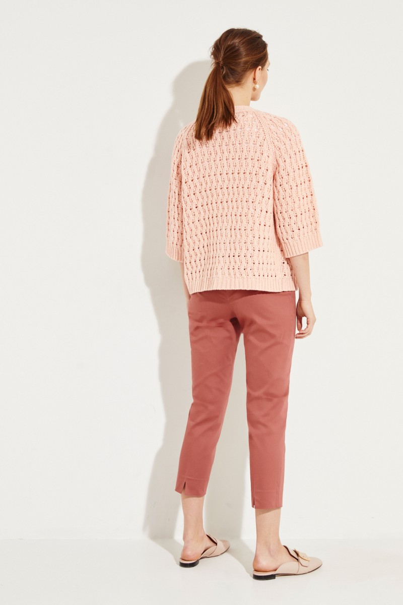 Woll-Cashmere-Cardigan 'Paraguay' Rosé