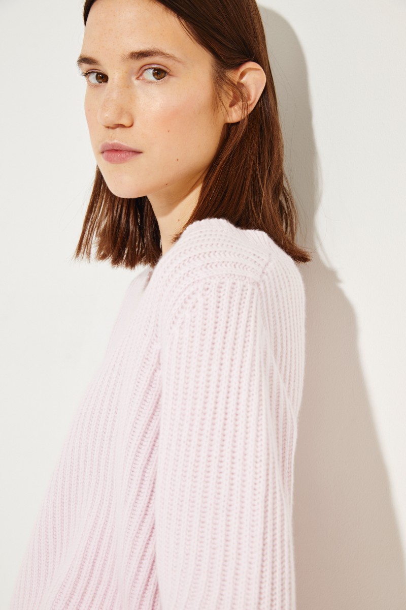 Cashmere-Pullover Rosé
