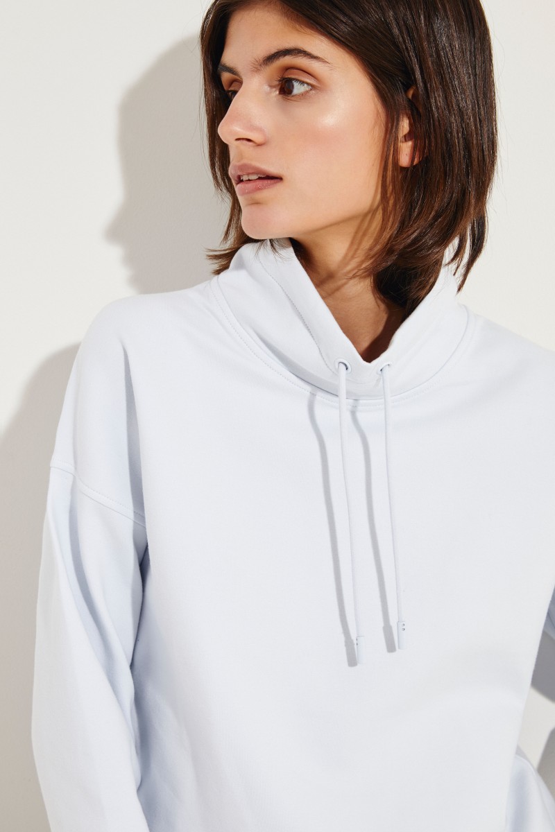 Baumwoll-Sweatshirt Blau