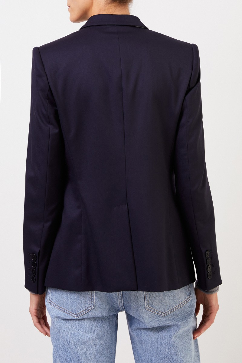Stella McCartney Woll-Blazer 'Iris' Marineblau
