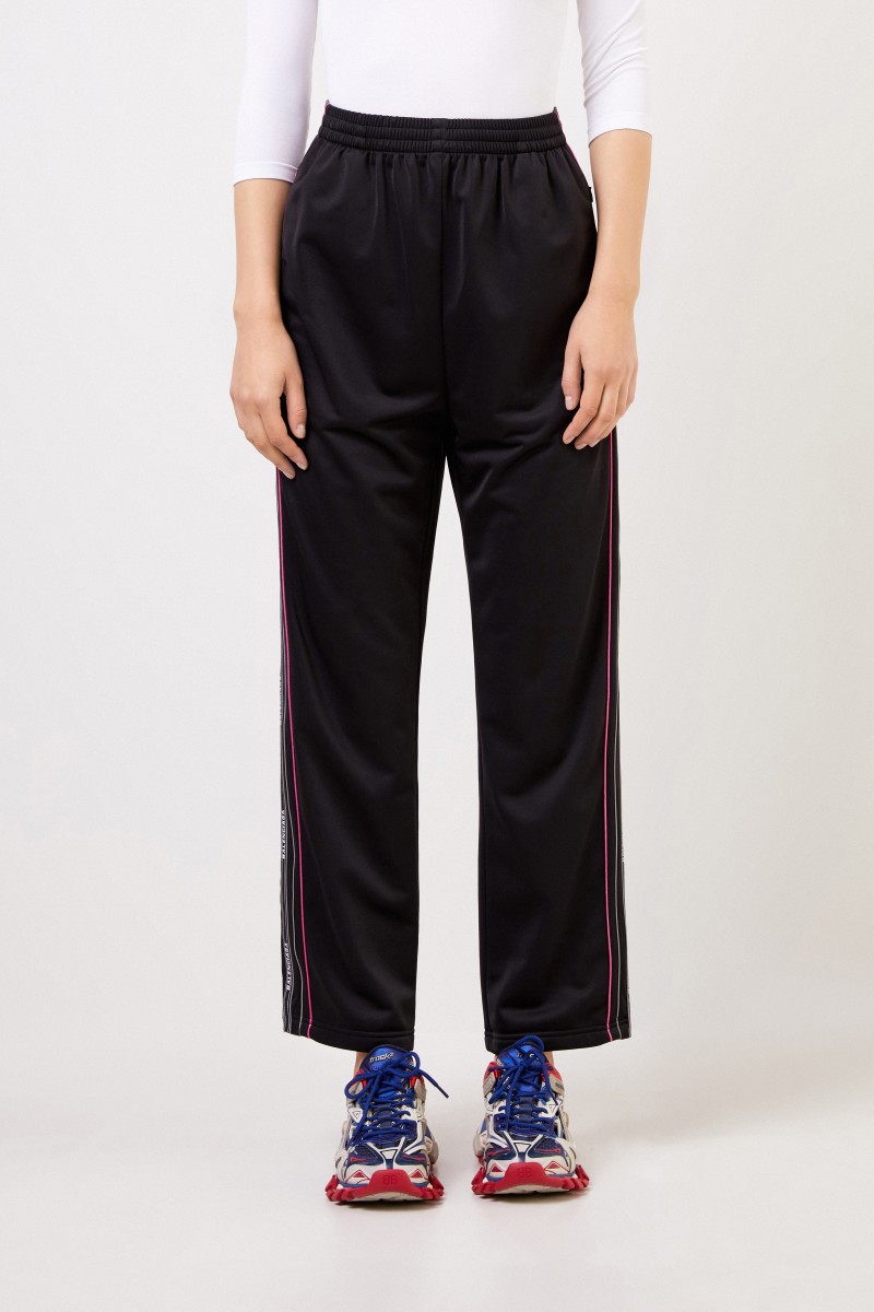 Balenciaga Hose mit Reißverschlüssen Schwarz