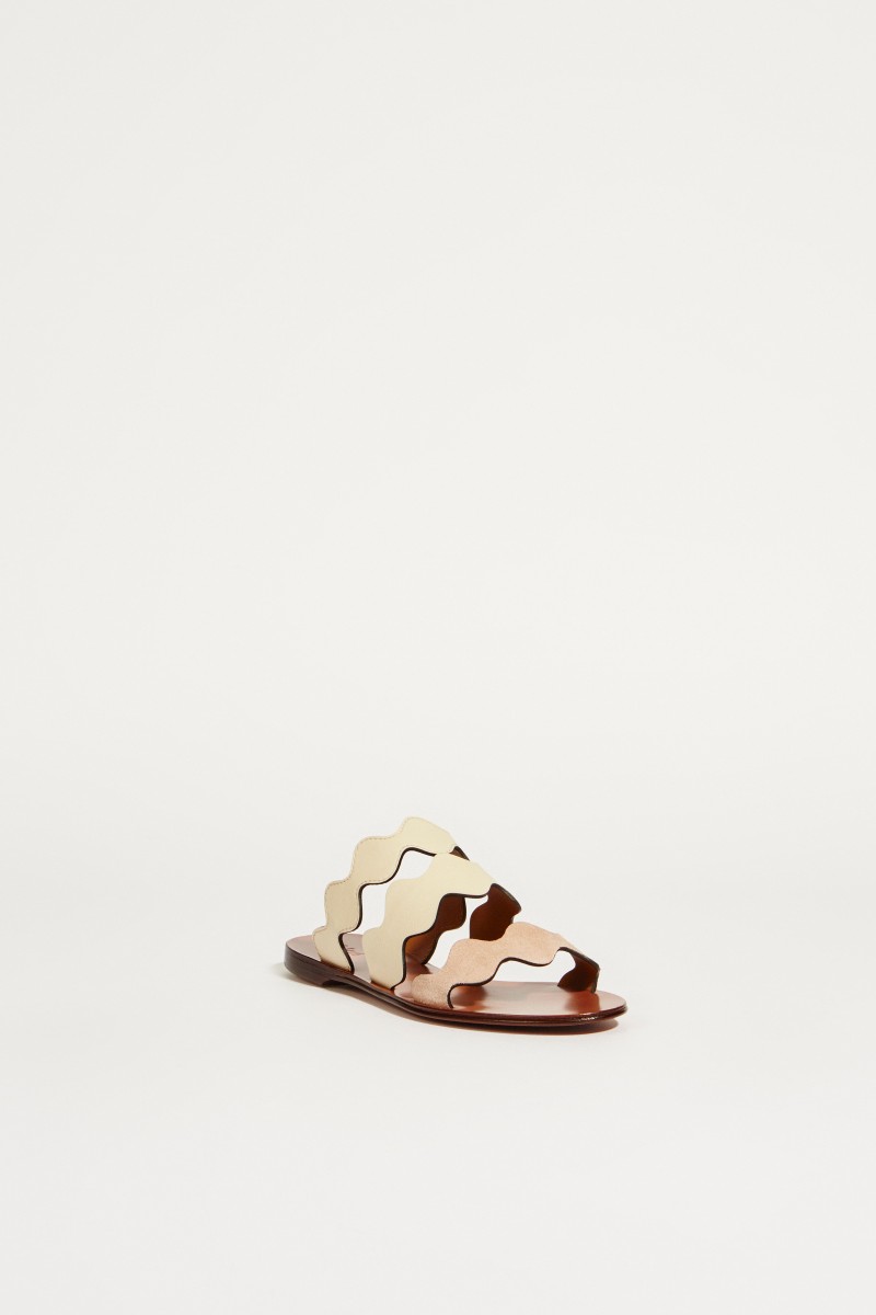 Ledersandalen Bambi Dots