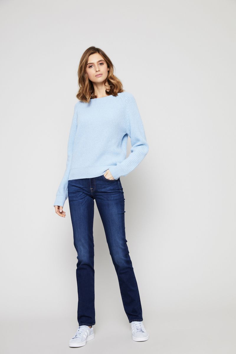 Skinny 'Mid Rise Roxanne' Dunkelblau