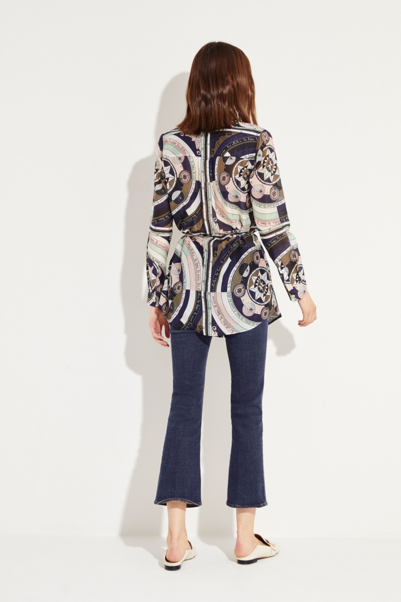 Gemusterte Bluse 'Brigitte' Multi