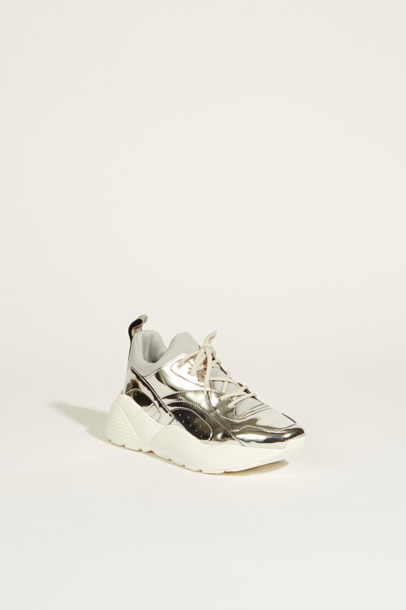 Sneaker 'Eclypse' Metallic-Silber