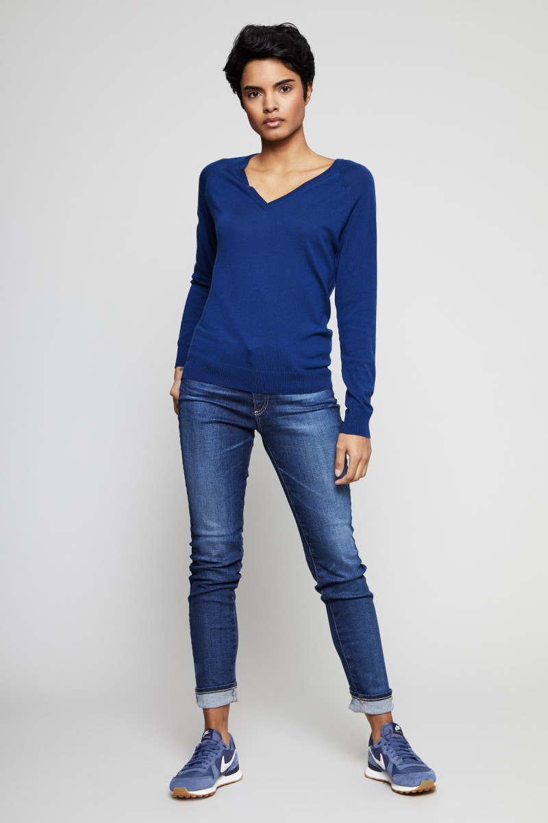 Skinny Jeans 'The Prima' Blau